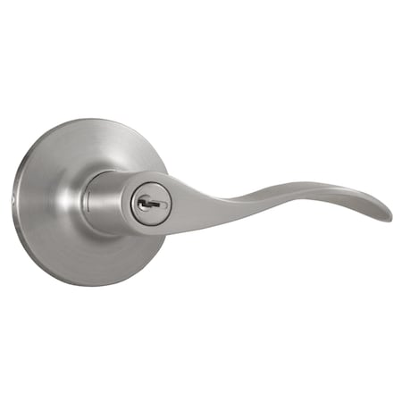 Weslock New Haven Entry Lock Adjustable Latch and Full Lip Strike Satin Nickel 00240XNXNFR22